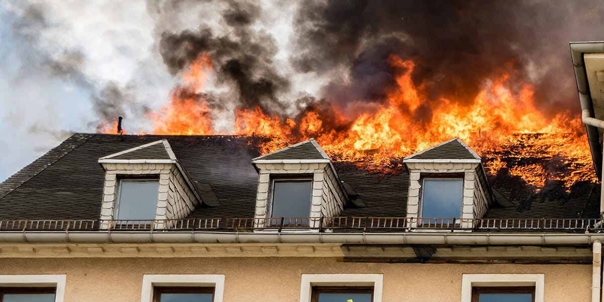 Fire safety importance during roof installation